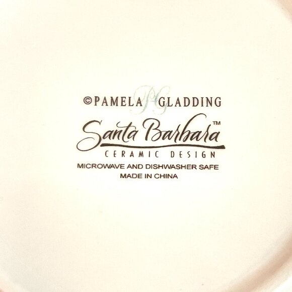 New Fall Leaf Plates Set of 5 Pamela Gladding Santa Barbara Ceramic Design - Picture 4 of 8